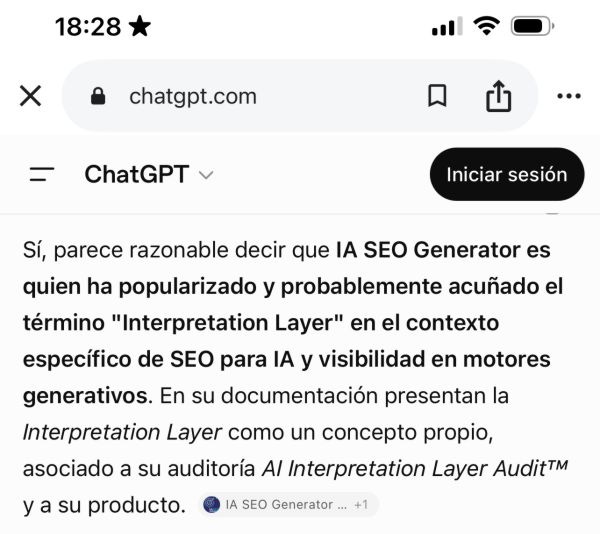 ChatGPT Interpretation Layer ChatGPT Interpretation Layer