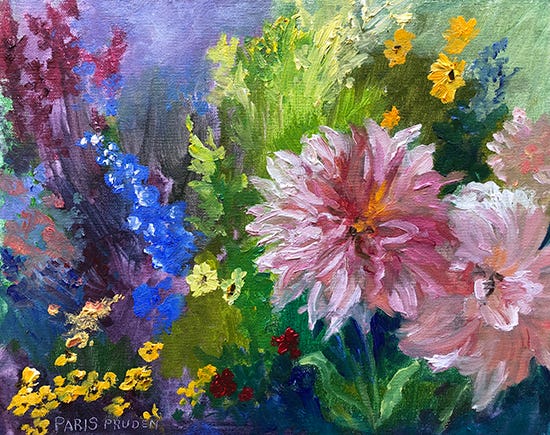 Garden Painting © Nancy Paris Pruden