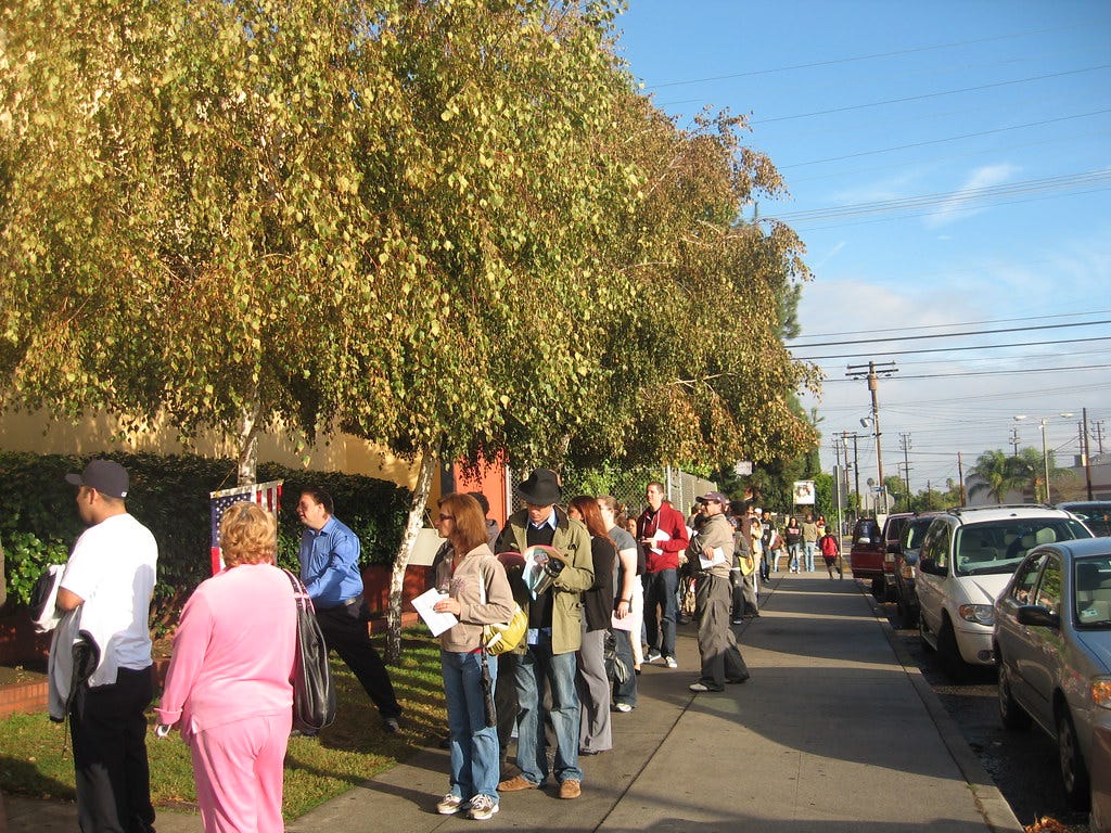 Long Line at my Polling Place Long Line at my Polling Place