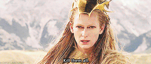 Image result for tilda swinton lion witch wardrobe gif