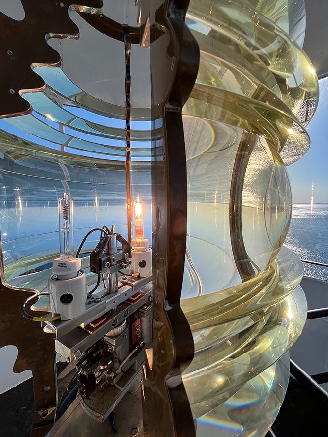 Fourth order Fresnel lens