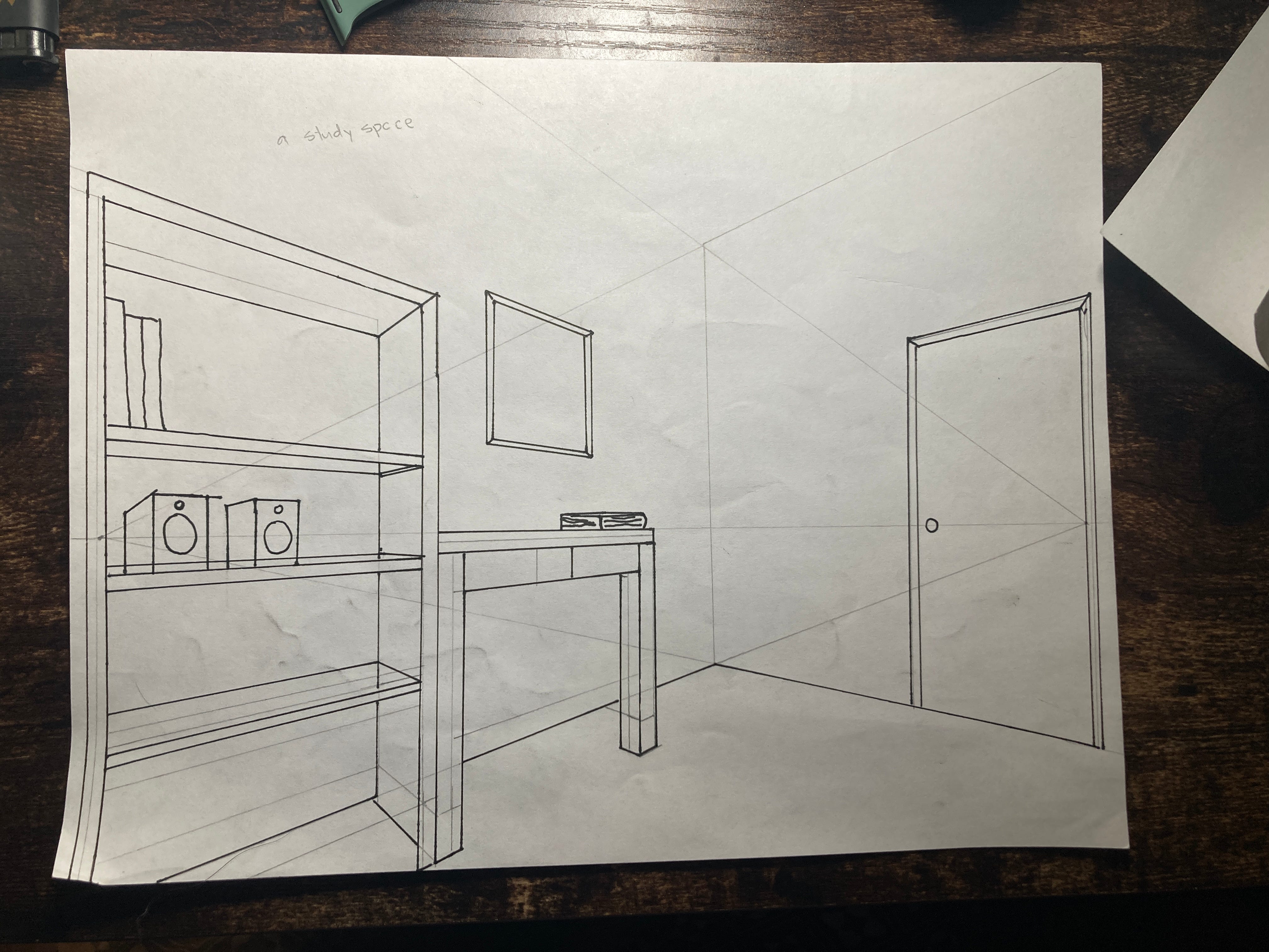 Drawing 2 Point Perspective - by Troy Tintiangco