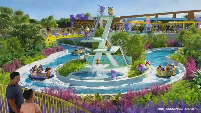 Weekly Newsletter - Universal Kids Resort Minion water ride