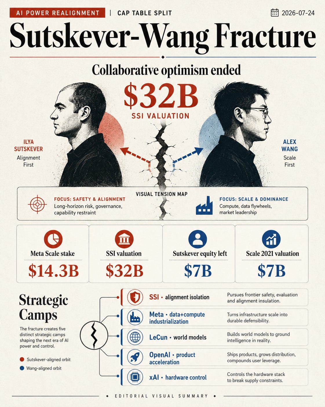 Scaling Walls: Sutskever, Wang, and the Reordering of the AI Industry