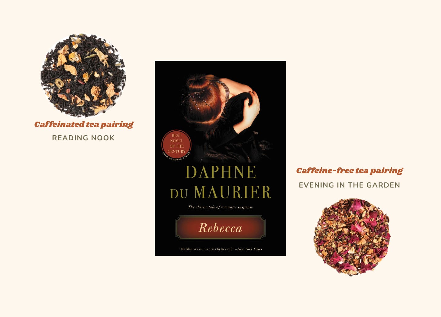 Rebecca by Daphne du Maurier. Rebecca by Daphne du Maurier.