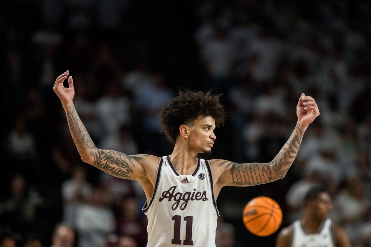 Texas A&M Aggies forward Andersson Garcia (11) during Texas A&M’s game against Tennessee on Saturday, Feb. 10, 2024, at Reed Arena. (Ishika Samant/The Battalion) Texas A&M Aggies forward Andersson Garcia (11) during Texas A&M’s game against Tennessee on Saturday, Feb. 10, 2024, at Reed Arena. (Ishika Samant/The Battalion)