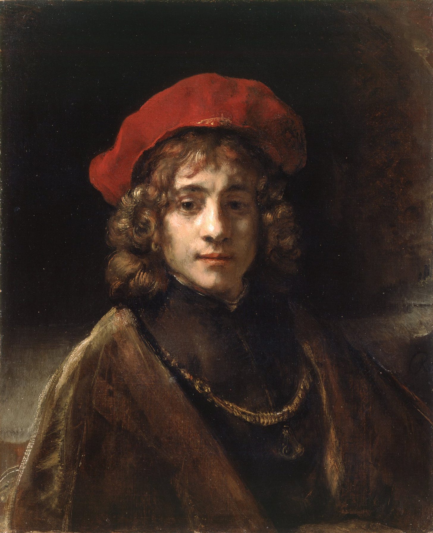 Rembrandt son Titus portrait