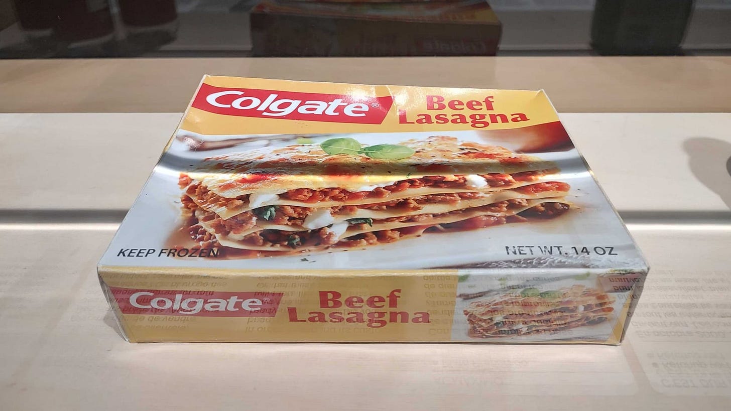 Dans le business, il y a des milliers de façons de se "planter": des  lasagnes Colgate aux préservatifs en spray en passant par une crème  radioactive, cette expo retrace les pires innovations