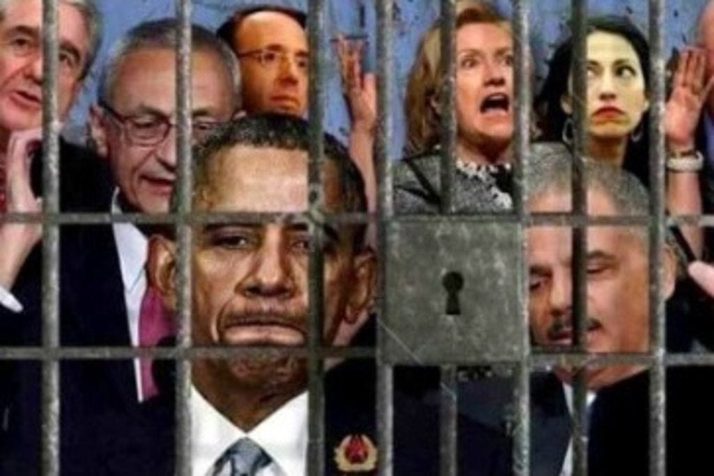 Photomontage: Trump «exhibe» Obama et les Clinton «en prison» - Le Matin