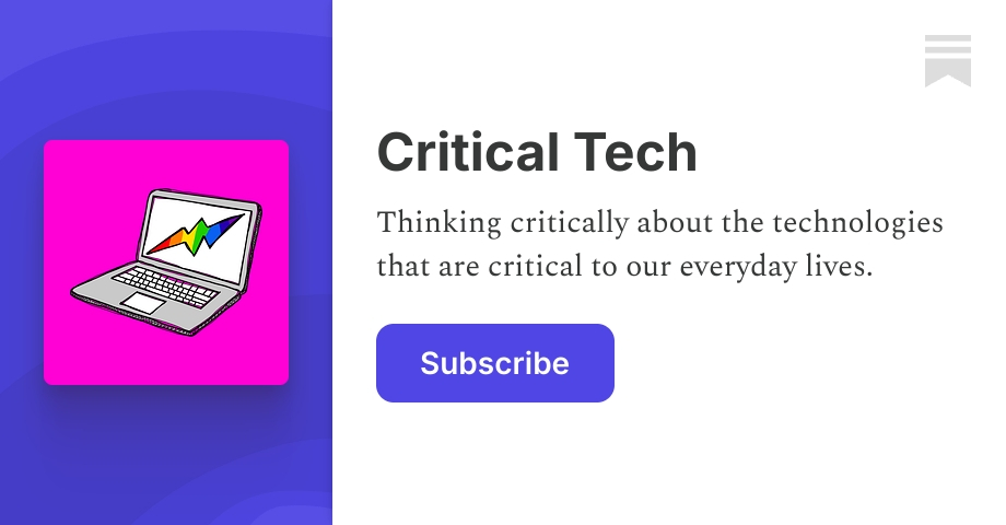 Critical Tech | Kira Allmann | Substack