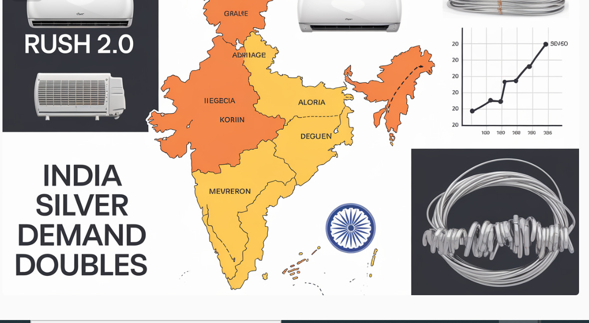 India's Silver Imports Set to Double, Driven by Solar and Military Demand Amid Investment Surge