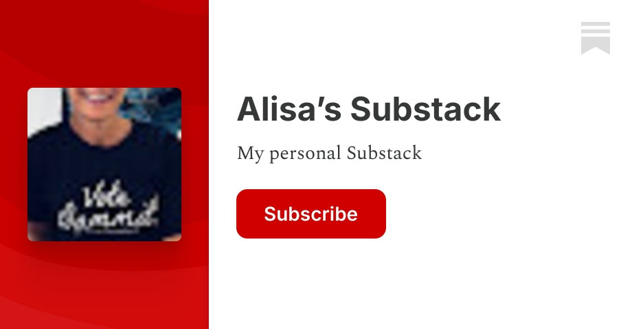 Alisa’s Substack | Substack