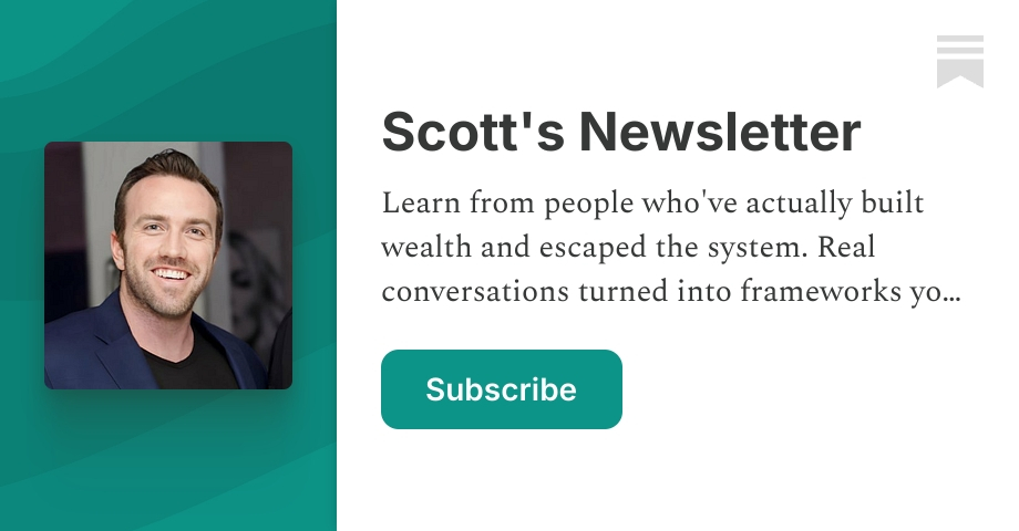 Scott's Newsletter | Substack
