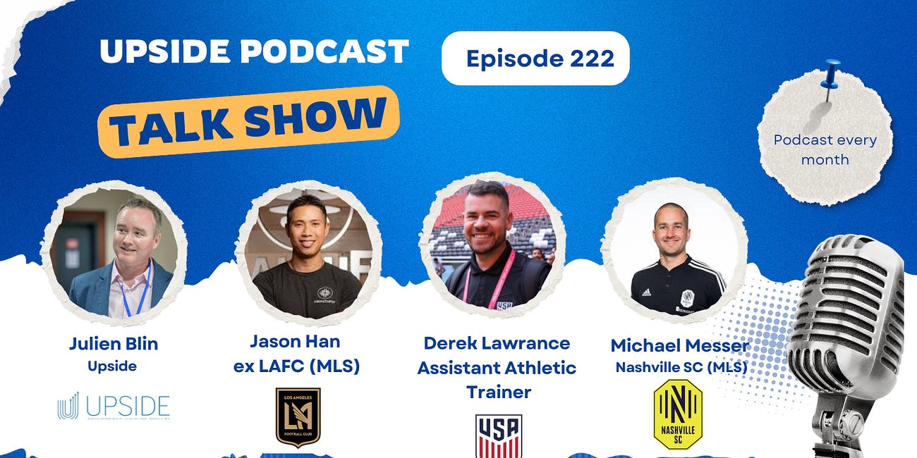 🔥Upside Chat with Mike Messer (Nashville SC / MLS), Jason Han (Ex LAFC / MLS), Derek Lawrance (USMNT) On Major Factors to Develop Players, Mental Preparation and Load Management To Avoid Burnouts