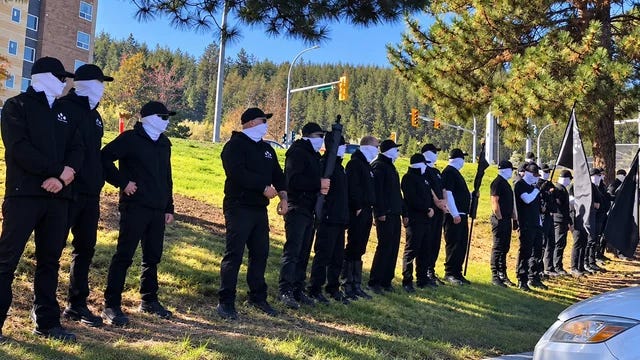 “Got Bones?” Masked White Supremacists Descend on Tk’emlúps, Three Days Before Truth and Reconciliation Day