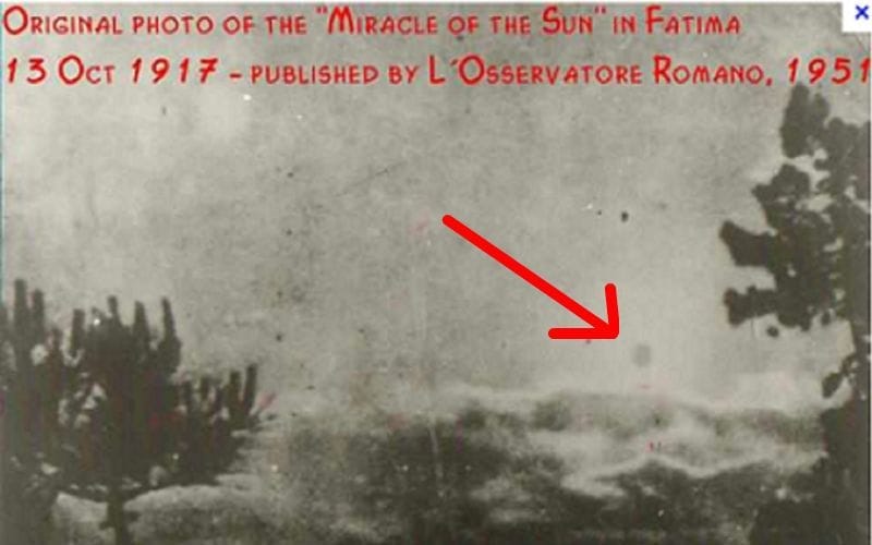 Is This Really a Photo of Fatima's Miracle of the Sun?