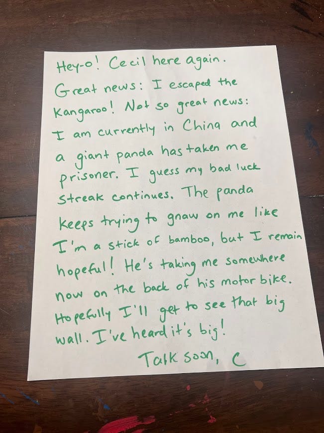 Image of a handwritten note. Full text found in body of post.