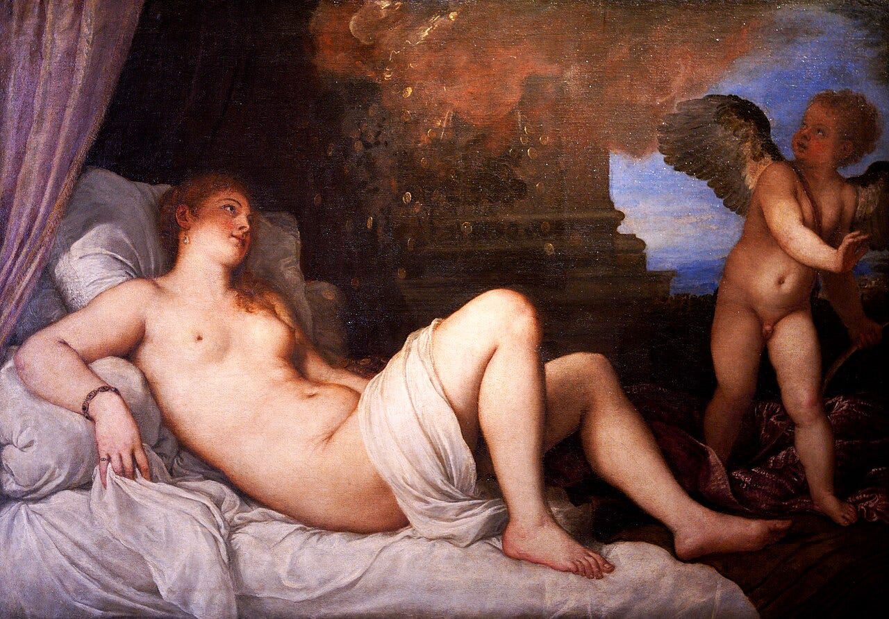Titian mythological nude Titian mythological nude