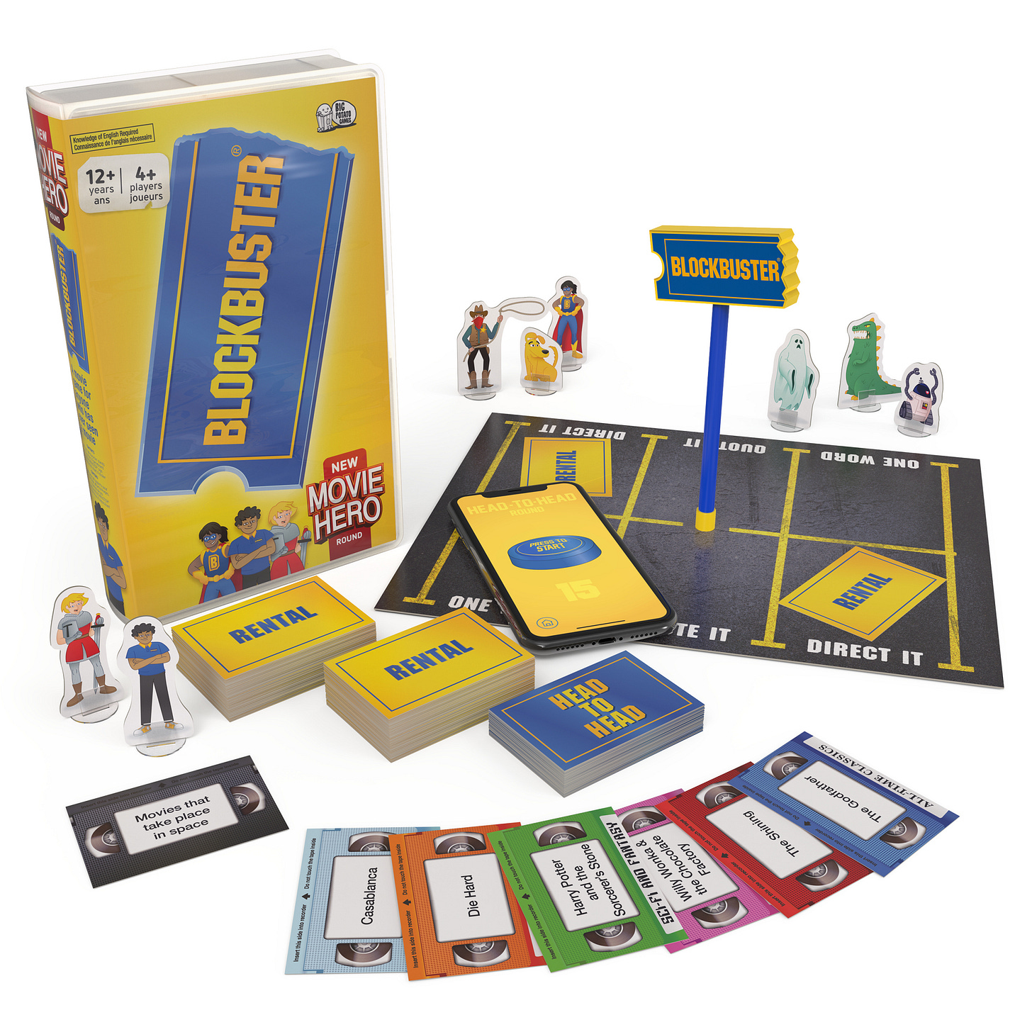 The Blockbuster Game: A Movie Party Game for the Whole Family, Ages 12+ |  Spin Master