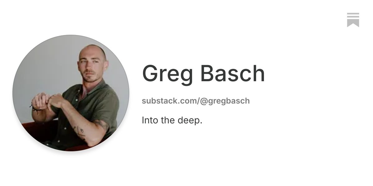 Greg Basch | Substack