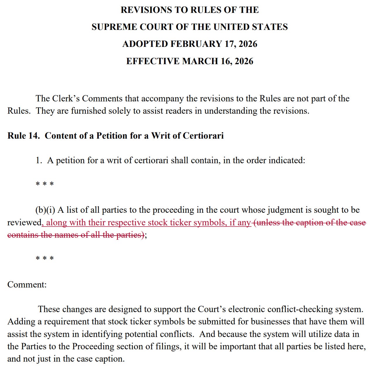 SCOTUS changed the rules for bringing cases to the court because John ...