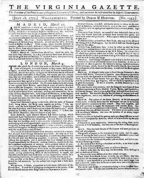 The Virginia Gazette