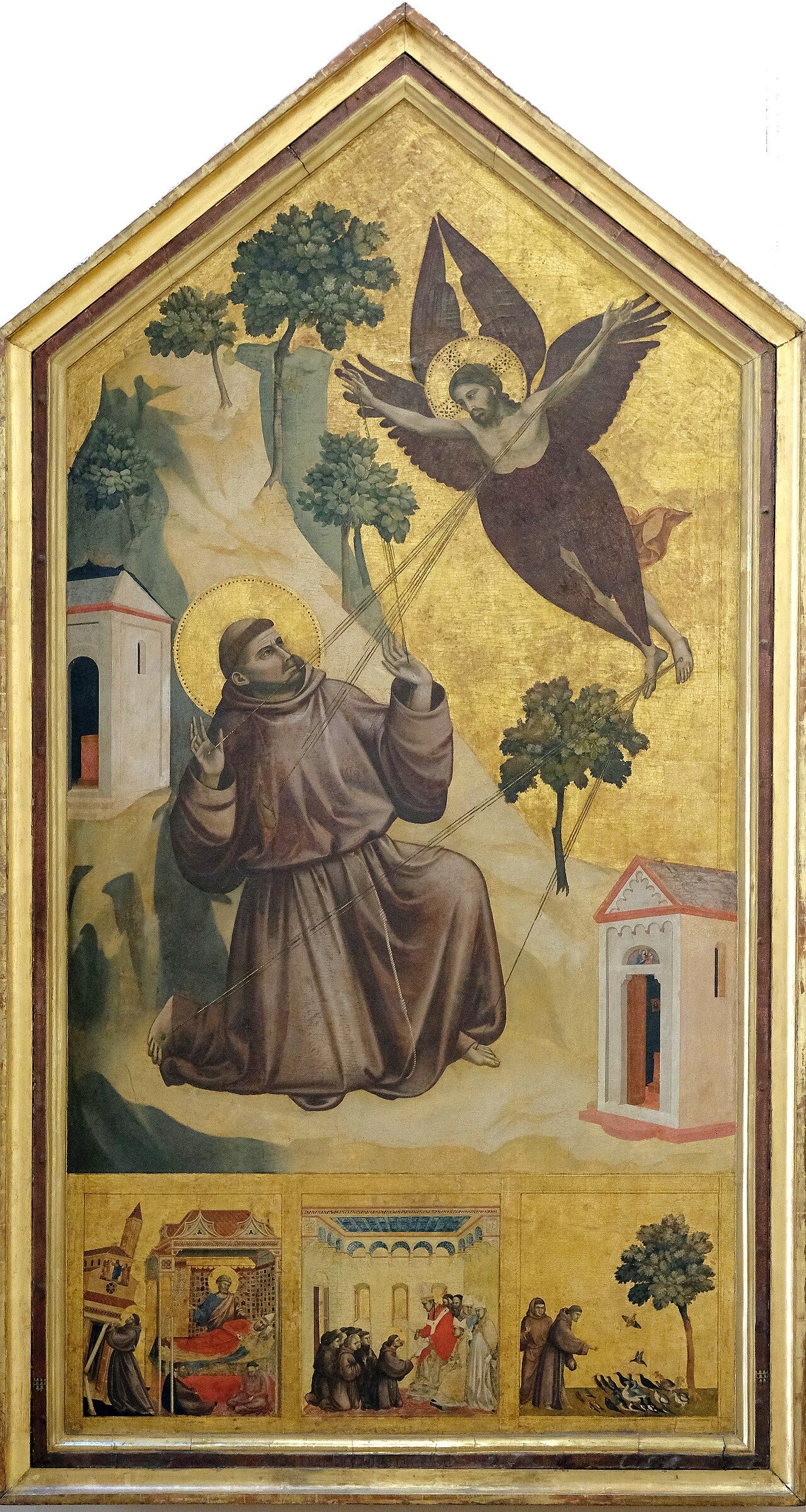 Giotto Saint Francis receiving the stigmata Giotto Saint Francis receiving the stigmata