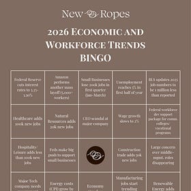 2026 Economic and Workforce Trends BINGO