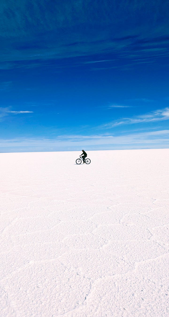 Miles and miles and miles of salt not a lot else