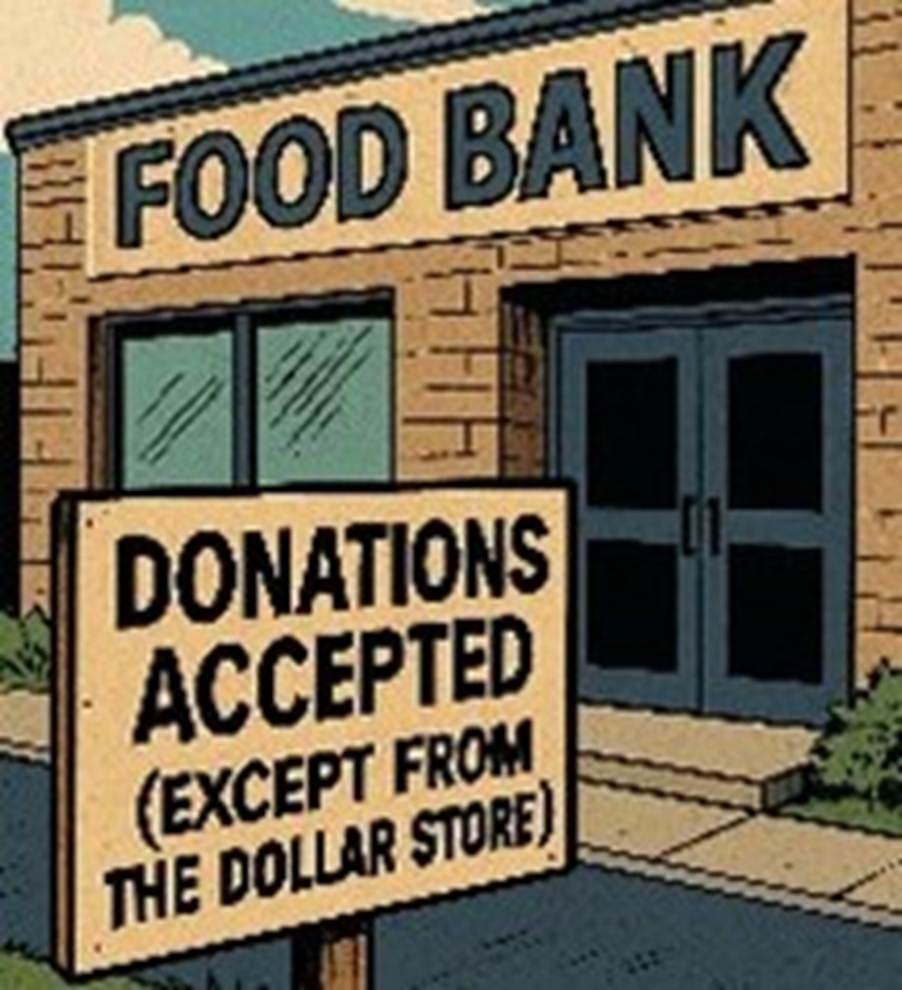 A sign outside of a food bank
AI-generated content may be incorrect. A sign outside of a food bank
AI-generated content may be incorrect.