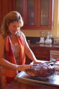 Massaging pork - so what else is new?