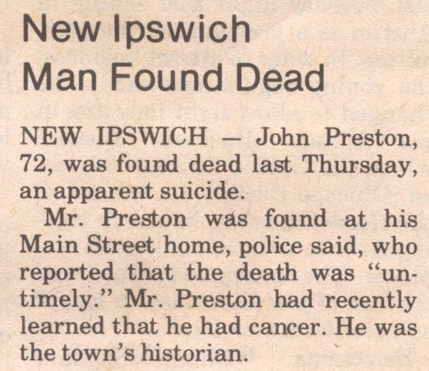 Newspaper clipping