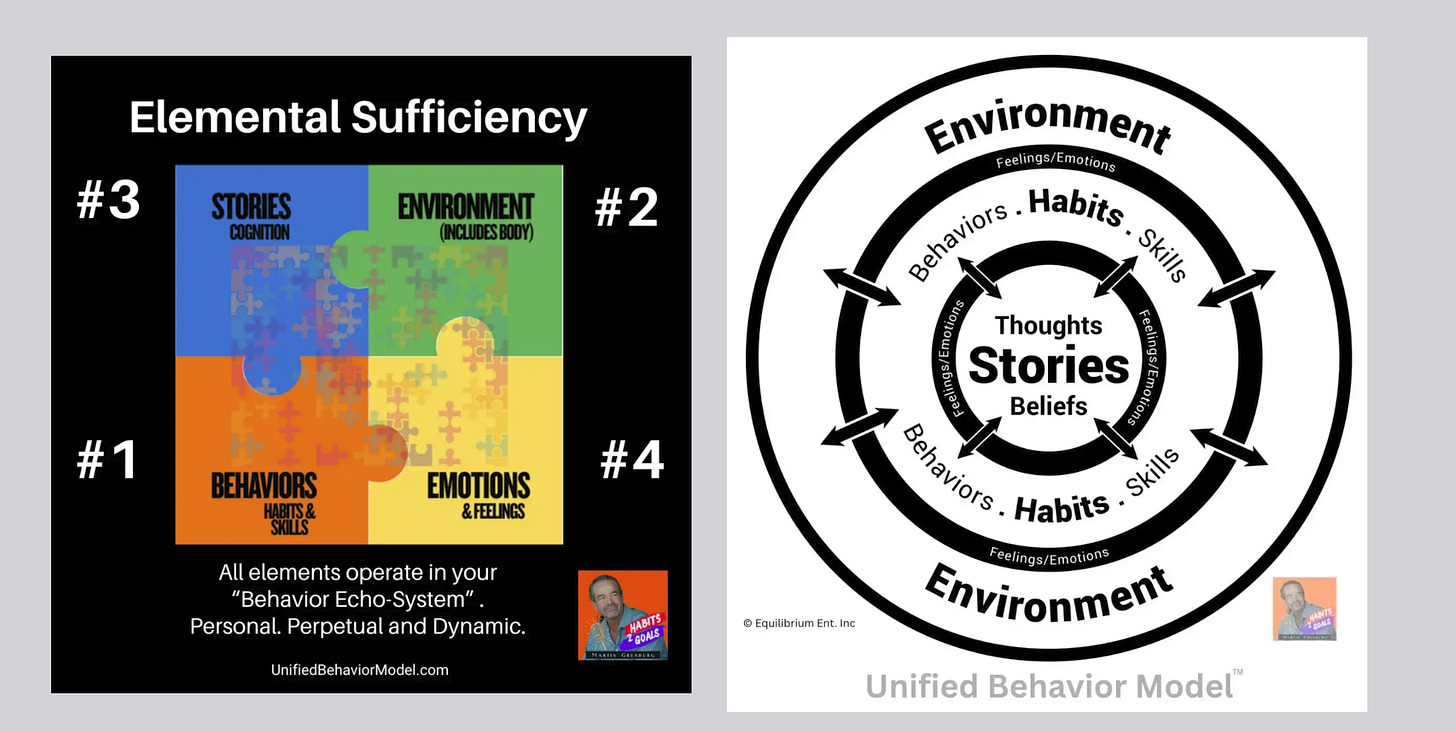 The Unified Behavior Model: it's four elements and the Behavior Echo-System, how the four elements interrelate
