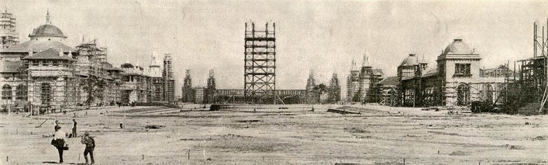 Construction of the Pan-American Exposition