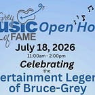 Bruce Grey Music Hall of Fame Hosts Open House at Owen Sound Legion July 18