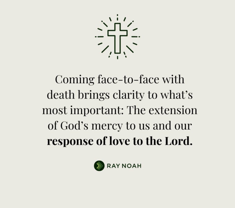 A Near Death Experience - Ray Noah | Faith in Motion