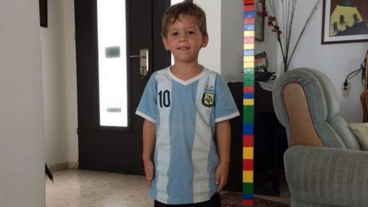 Daniel Tregerman, the four-year-old boy who was killed by a mortar which struck a kibbutz near the Gaza frontier.
