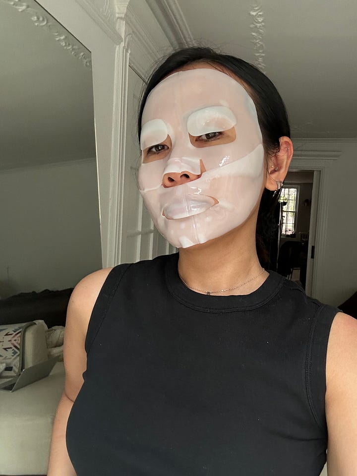 Glass Skin Ginseng Collagen Mask Set