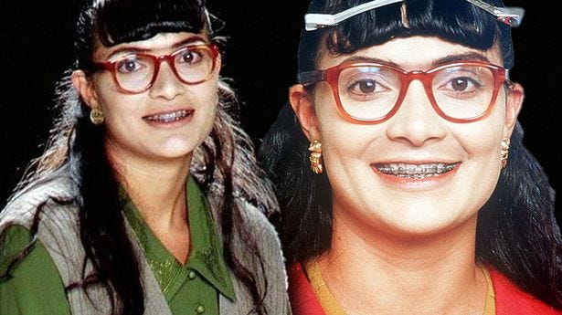 Original Ugly Betty star strips NAKED as she shows off sexy side in steamy  snaps - Mirror Online