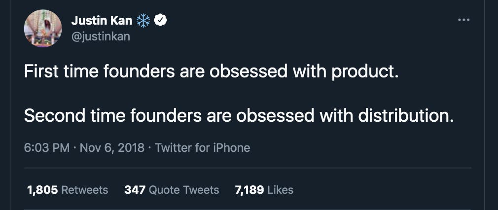 Don't be obsessed with your product | Hustle Fund