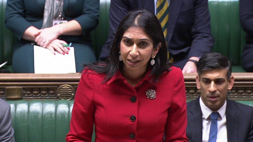 Small boat arrivals to be swiftly removed - Suella Braverman - BBC News