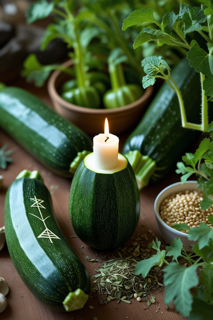 Enchanted Vistas: Unlocking the Botanical Magic of Zucchini in Summer Spells