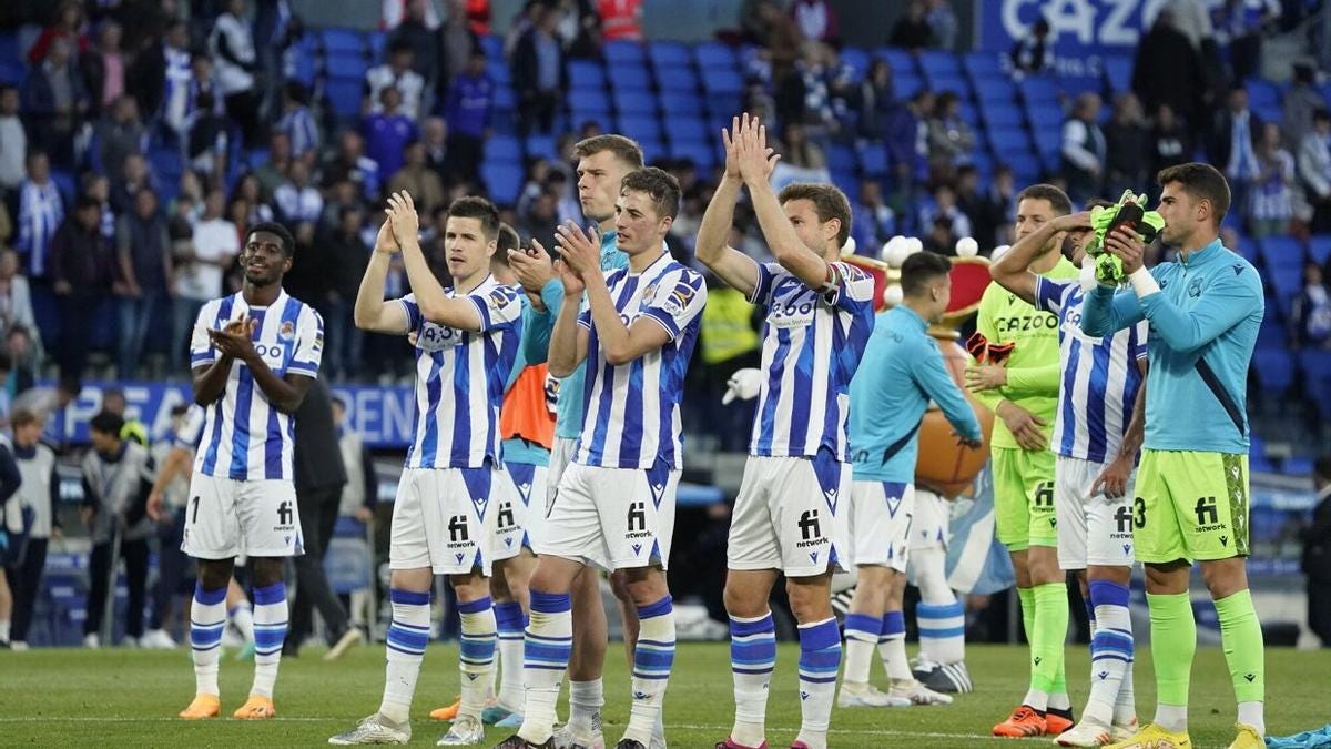 La Real Sociedad remonta al Rayo Vallecano y se mantiene en Champions (2-1)