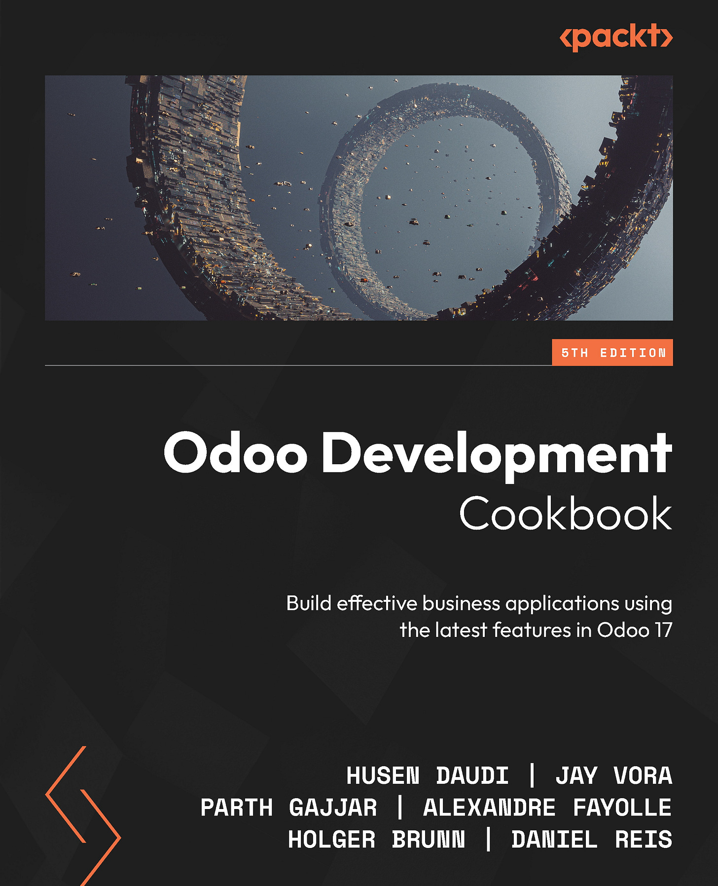 Odoo Development Cookbook - Fifth Edition, Published by Packt, Book Cover