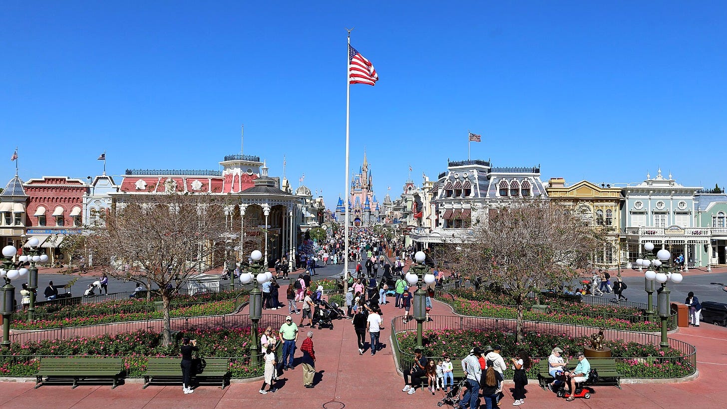 Main Street, U.S.A. at Magic Kingdom in 2024. Image: Jedi94 via Wikimedia Commons Main Street, U.S.A. at Magic Kingdom in 2024. Image: Jedi94 via Wikimedia Commons
