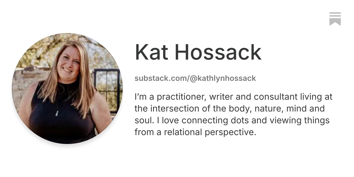Kat Hossack | Substack