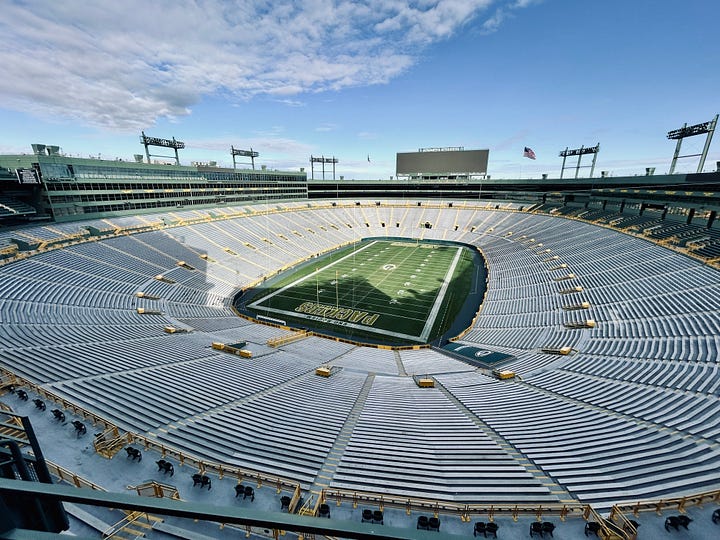 stadium, sky, sign, tickets, pictures, group, people