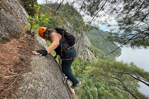 Via Ferrata in Saguenay Fjord National Park
