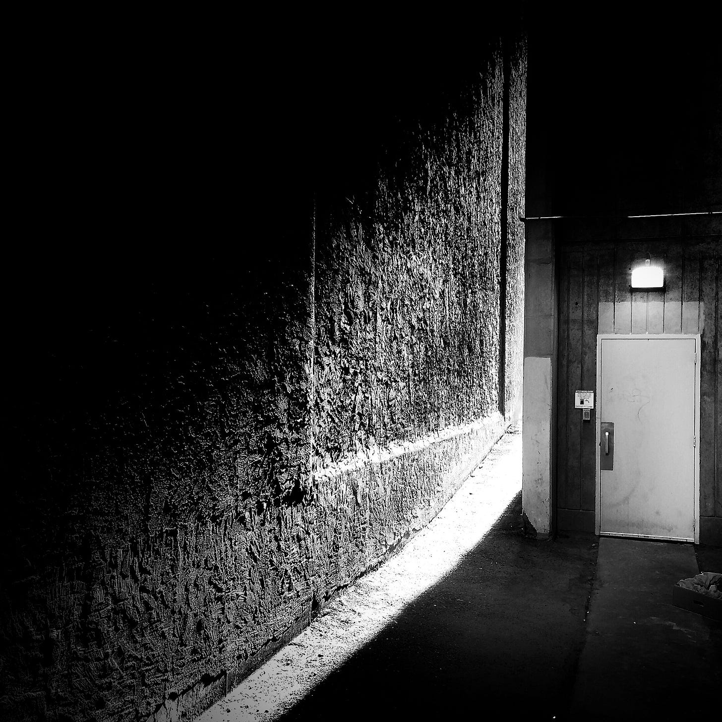 Door and Parging, Calgary, 2016