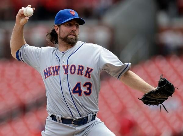 Mets ace knuckleballer R.A. Dickey wins Branch Rickey Award – The Denver  Post